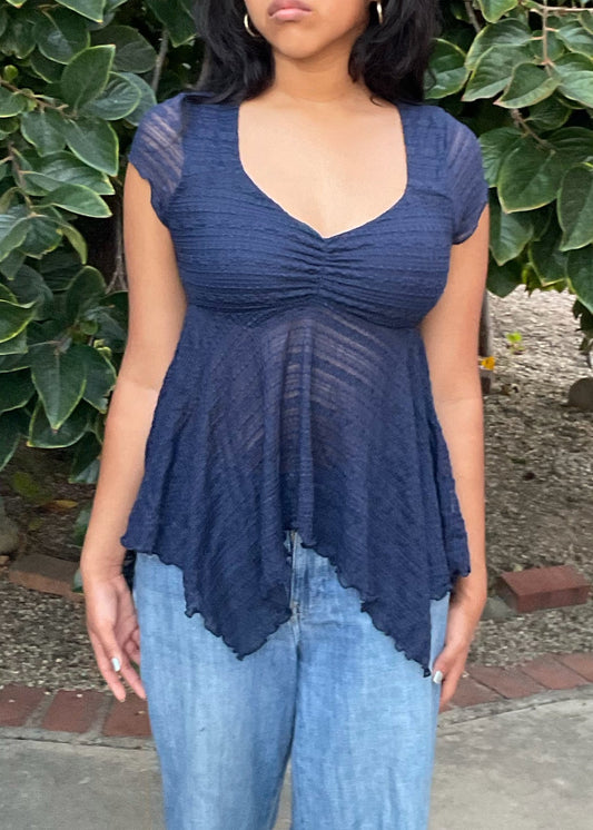 Jess Handkerchief Hem Top