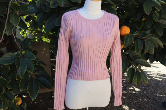 Ribbed Long Sleeve Sweater