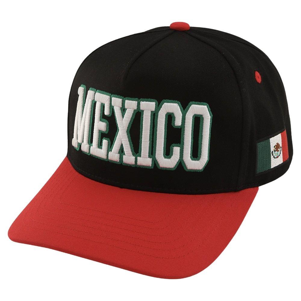 BL/RD Mexico Trucker Hat
