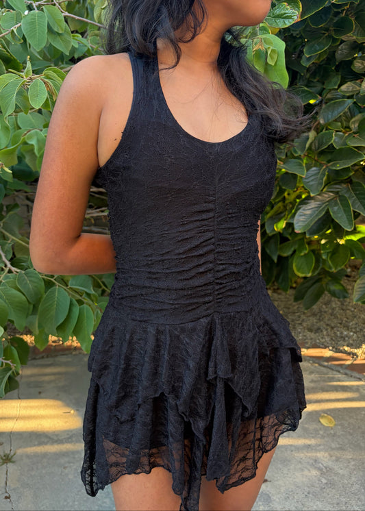 Roxy Lace Halter Dress