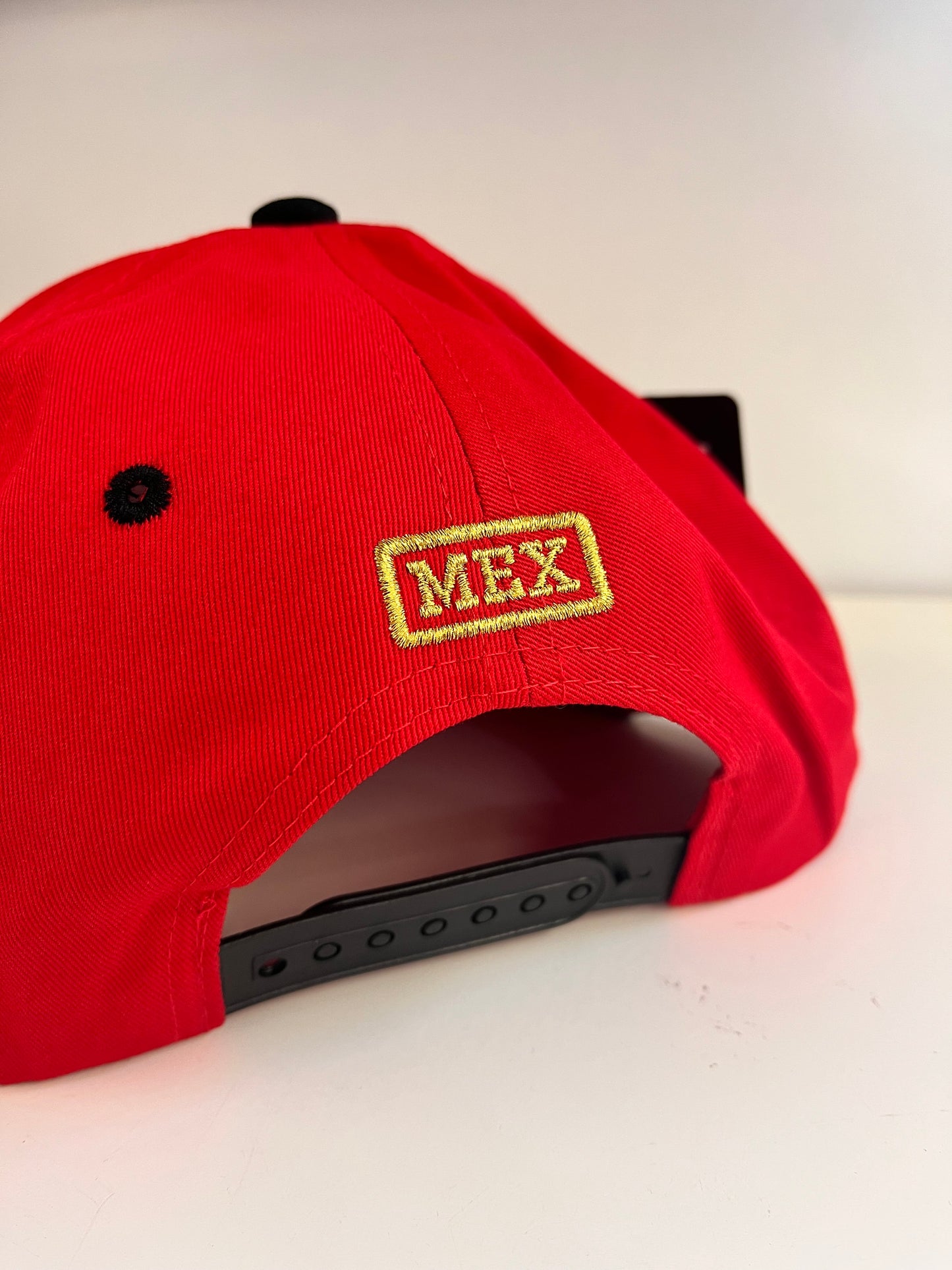 Mexico Snapback Hat with Gold Accents