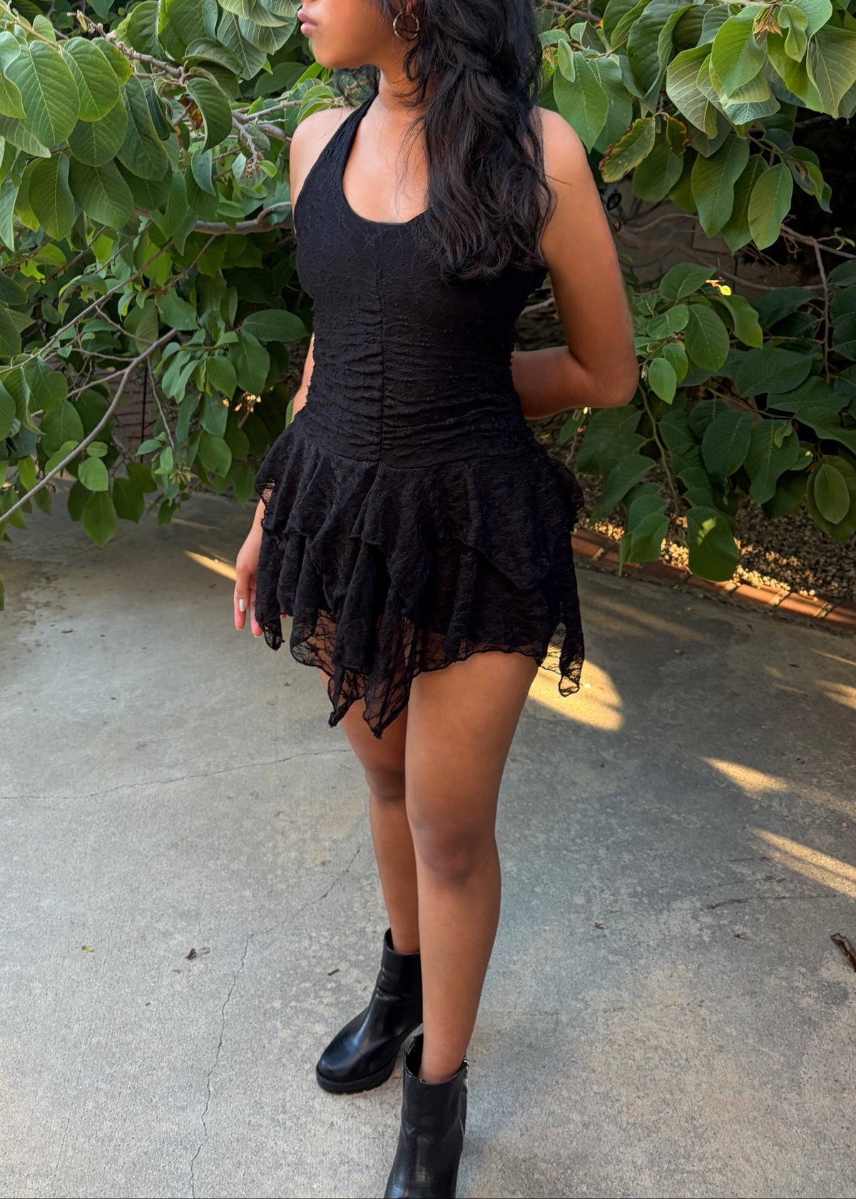 Roxy Lace Halter Dress