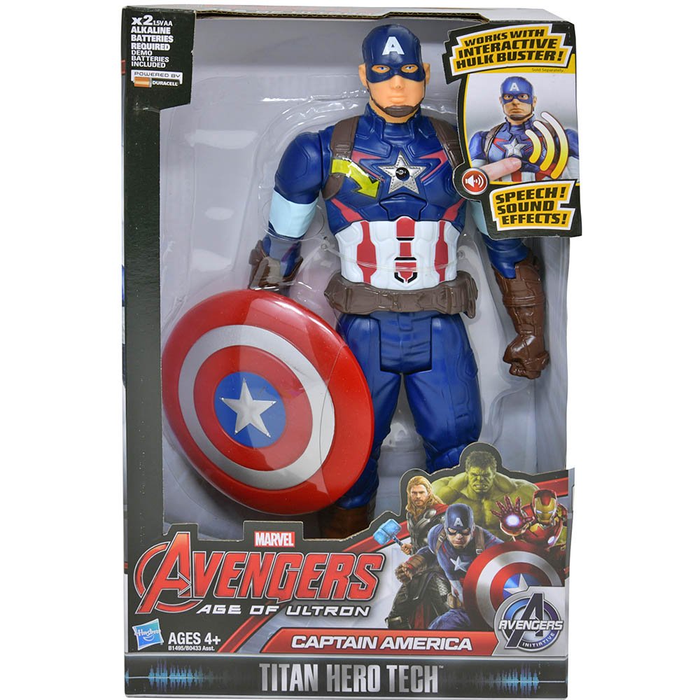 Avengers Capitán América Titan Hero Tech