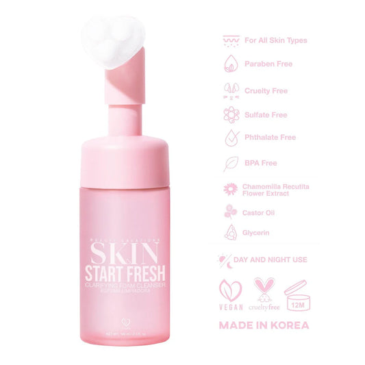 Limpiador facial en espuma clarificante Start Fresh de Beauty Creations