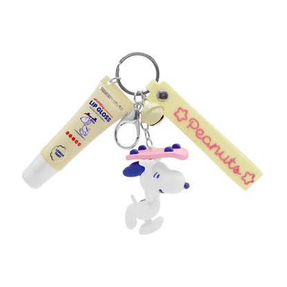 Peanuts Snoopy Lip Gloss Lemon Tart with Keychain