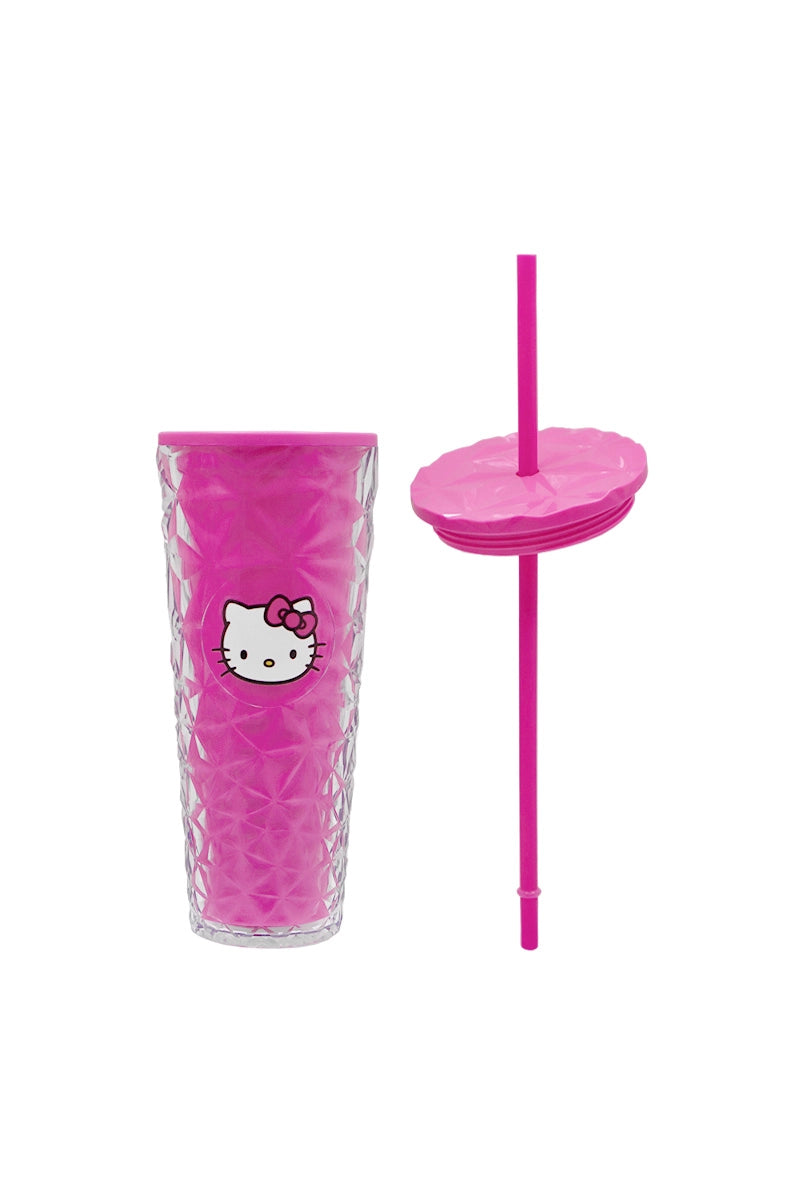 Hello Kitty Pink Acrylic Cup