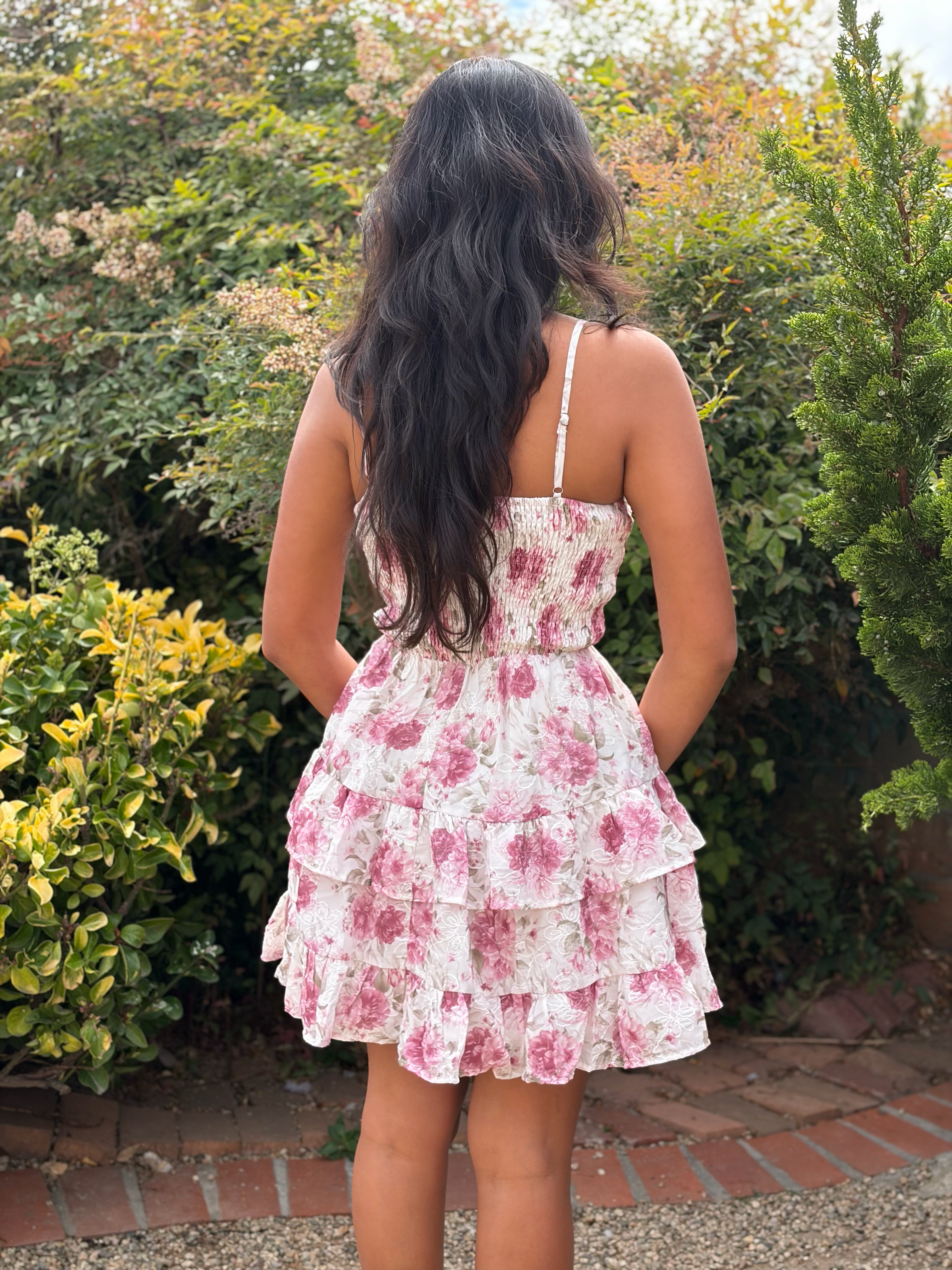 Marybelle Tiered Floral Mini Dress