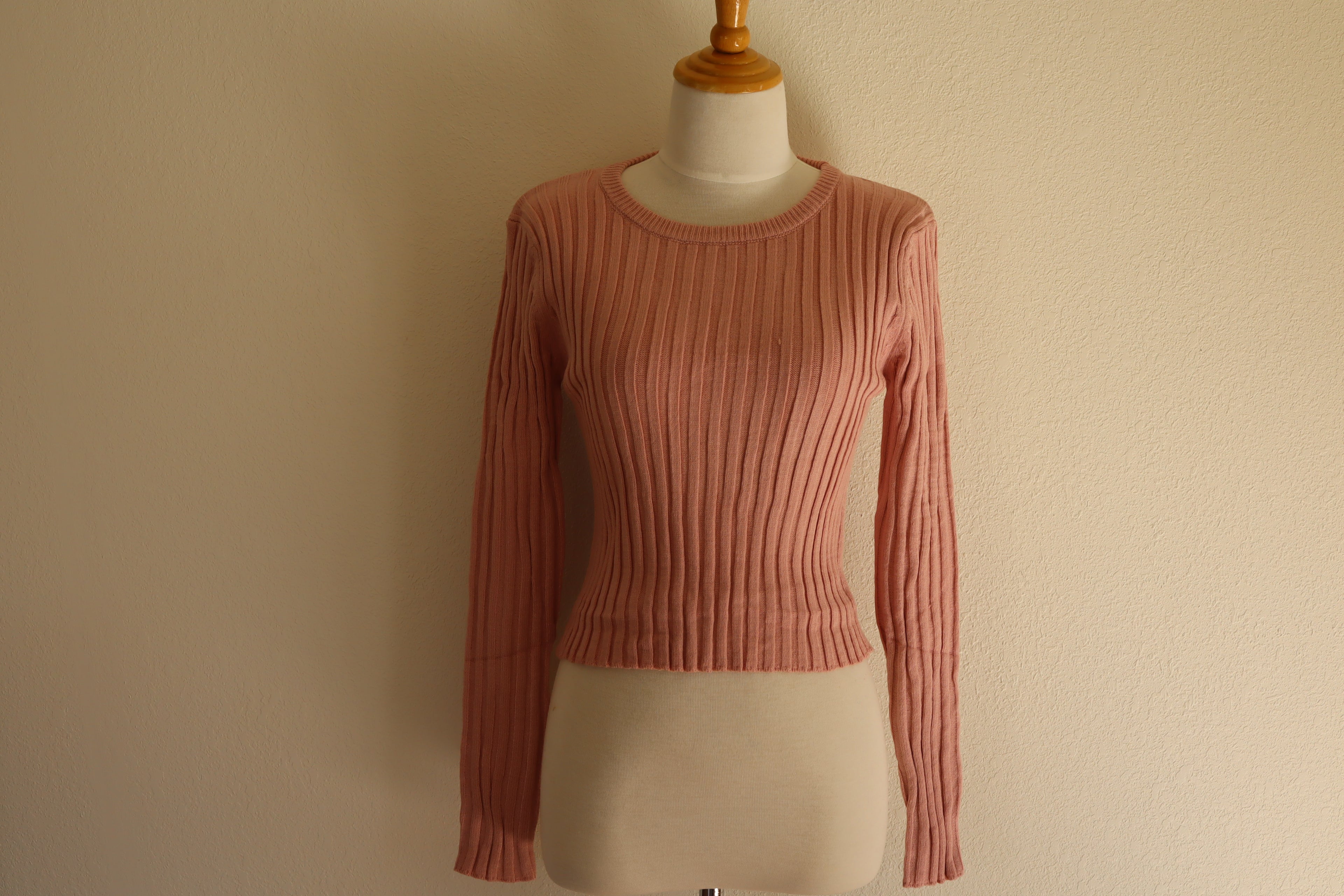 Ribbed Long Sleeve Sweater