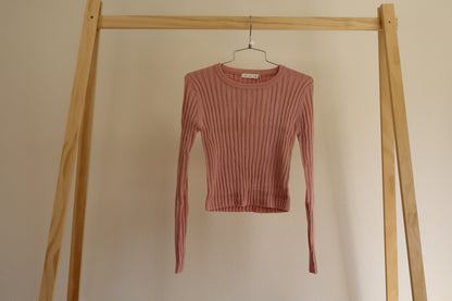 Ribbed Long Sleeve Sweater