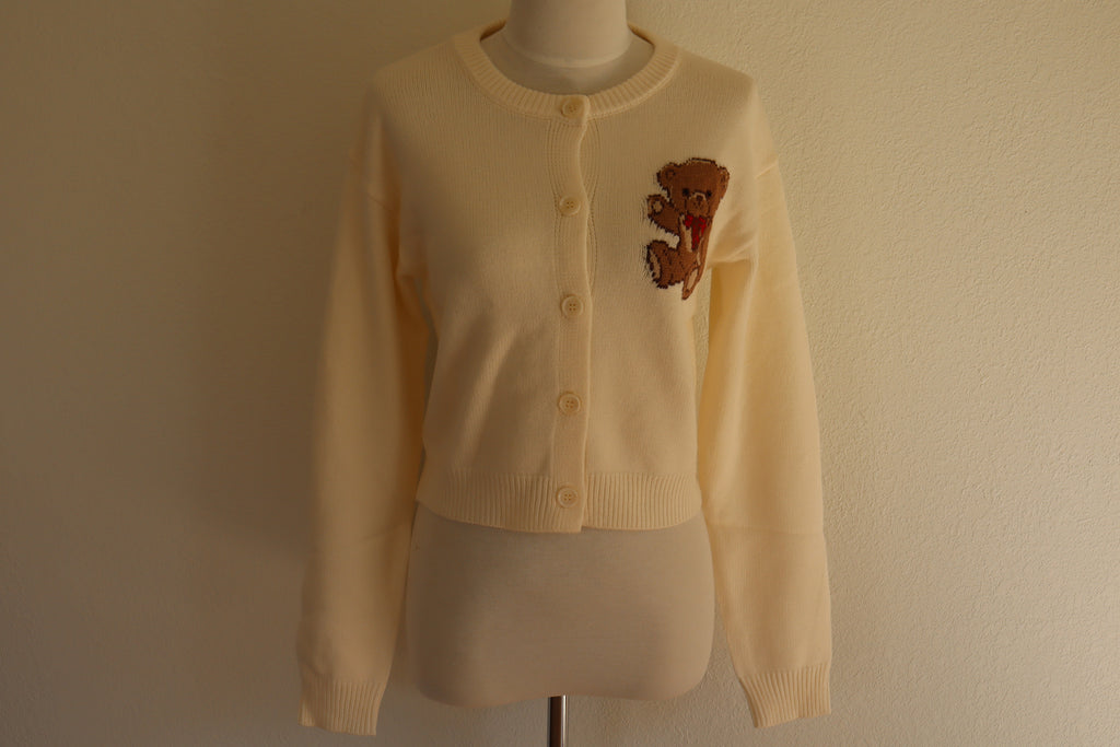 Bear Knit Cardigan