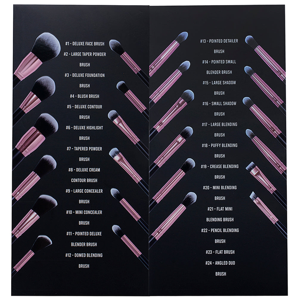 Beauty Creations Unbothered (24 PC Brush Set)