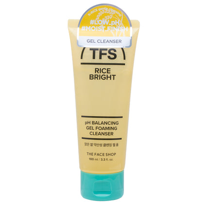 The Face Shop Limpiador Espumoso en Gel PH Balanceado de Arroz Luminoso