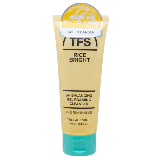 The Face Shop Rice Bright PH Balancing Gel Foaming Cleanser