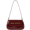 Chic Burgundy Shoulder Bag