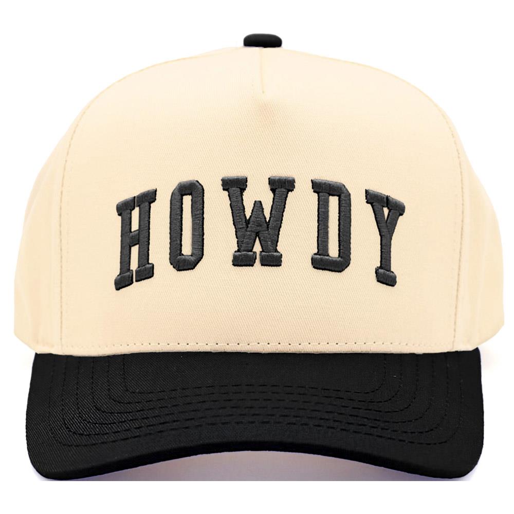 Howdy Baseball Cap- Black