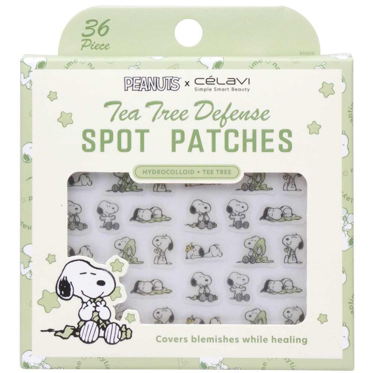 Peanuts Tea Tree Defense 36Pc Spot Patches