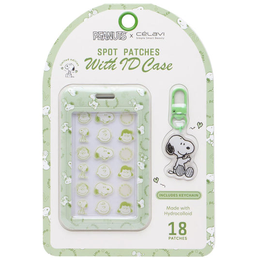 Peanuts Hydrocolloid Spot Patches Set with ID Card Case & Keychain