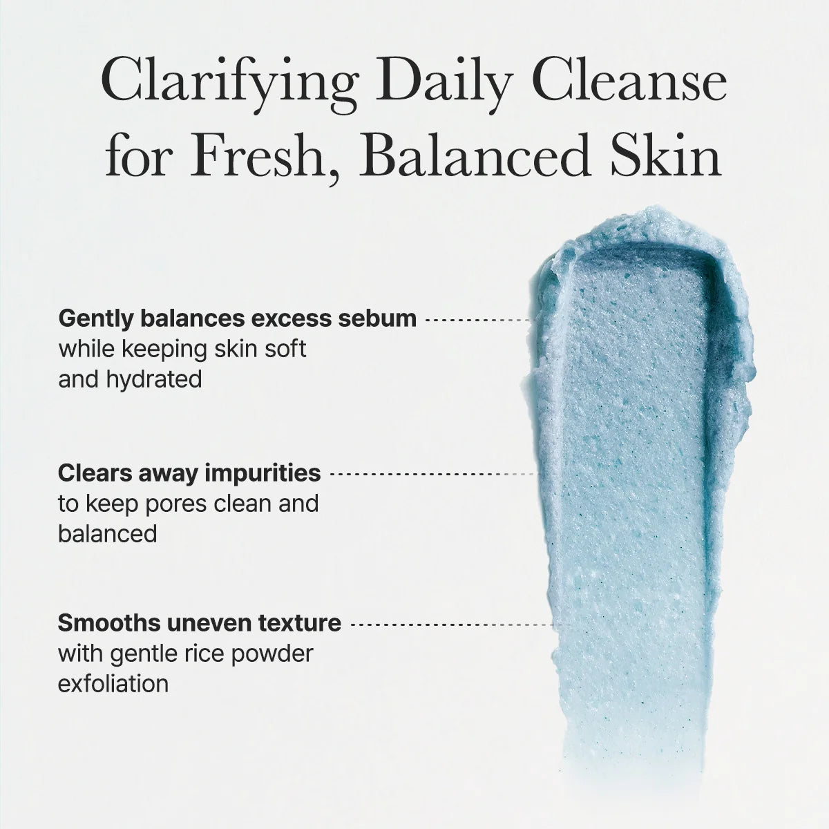 Arencia Fresh Blue Hyssop Rice Mochi Cleanser