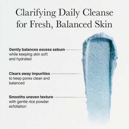 Arencia Fresh Blue Hyssop Rice Mochi Cleanser