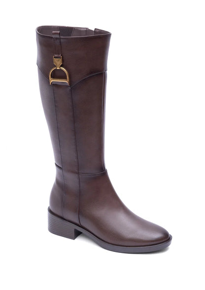 Andrea Tall Brown Boots