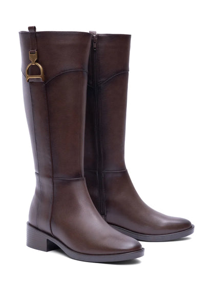 Andrea Tall Brown Boots