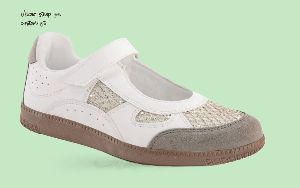 ANDREA Starlight Velcro Sneakers