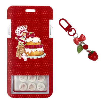 Strawberry Shortcake Spot Patches W/ Keychain and Patch Case