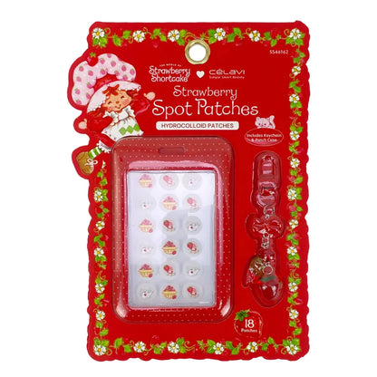 Strawberry Shortcake Spot Patches W/ Keychain and Patch Case