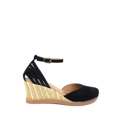 Andrea Ankle Strap Espadrille Wedge