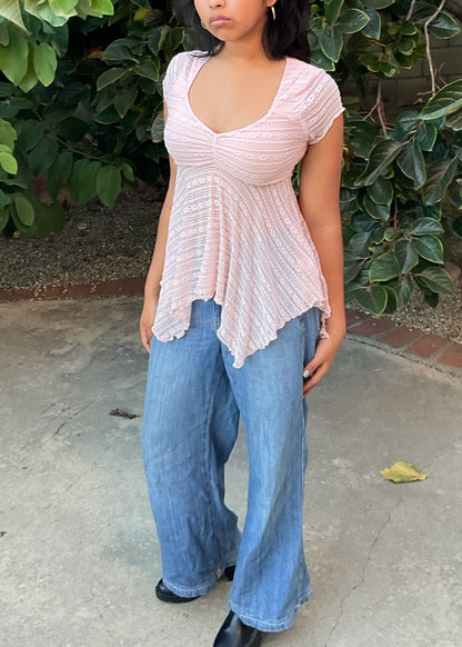 Jess Handkerchief Hem Top