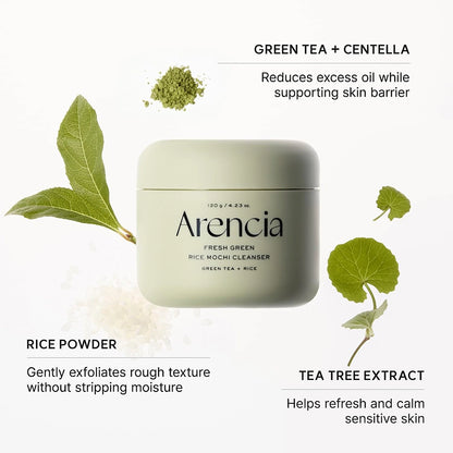 Arencia Fresh Green Rice Mochi Cleanser