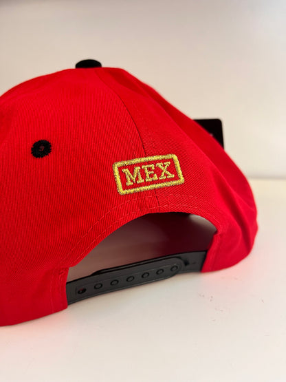 Mexico Snapback Hat with Gold Accents