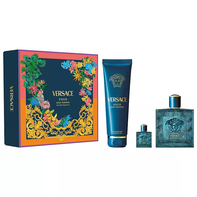Versace Eros Eau de Toilette 3-Piece Gift Set