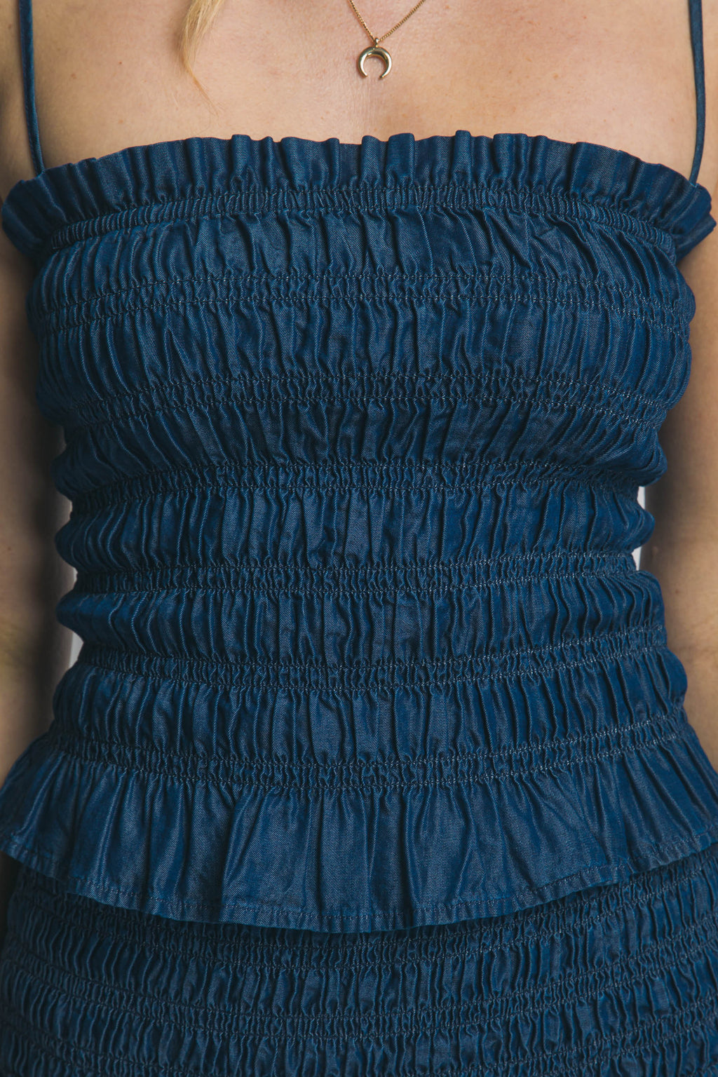 Chloe Tencel Smocked Cami