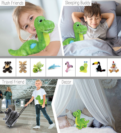 Peluche súper suave - Dinosaurio verde