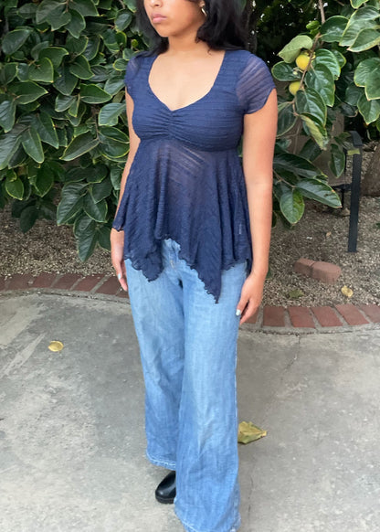 Jess Handkerchief Hem Top