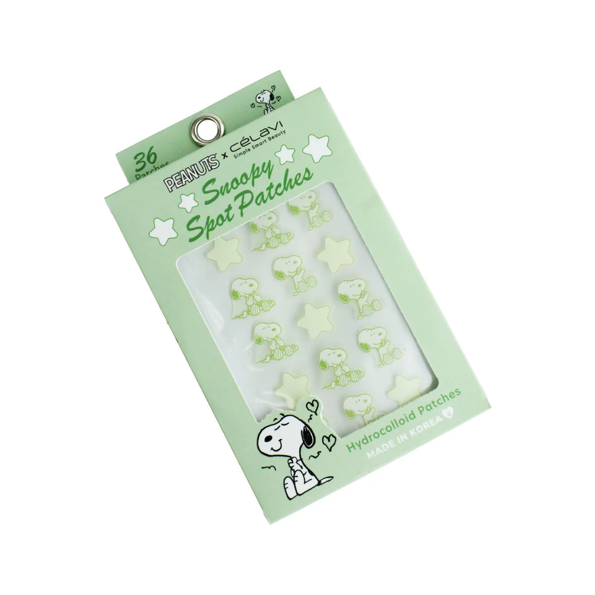Green Snoopy Spot Patches