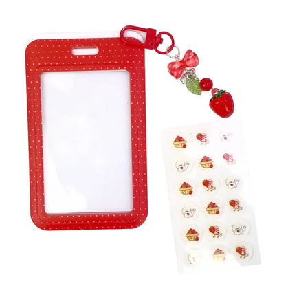 Strawberry Shortcake Spot Patches W/ Keychain and Patch Case
