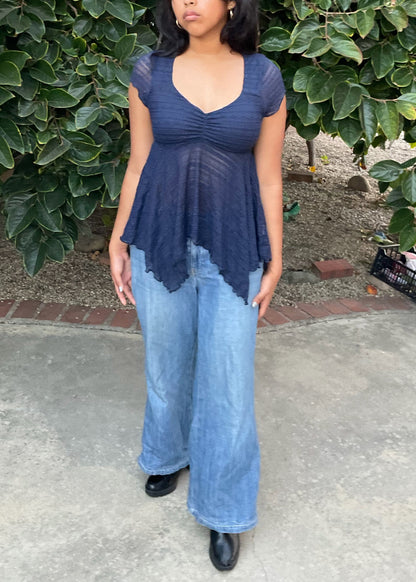 Jess Handkerchief Hem Top