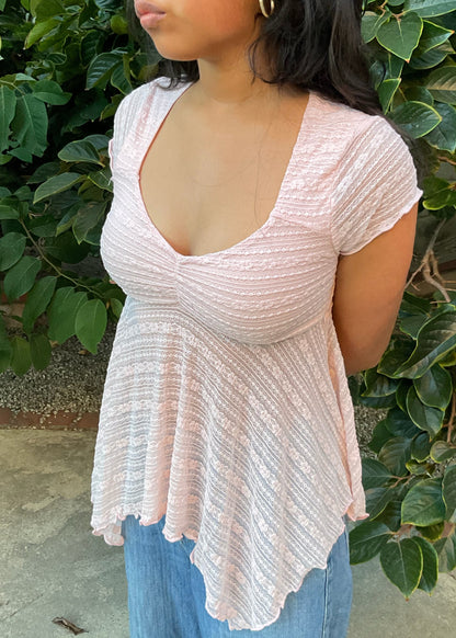 Jess Handkerchief Hem Top