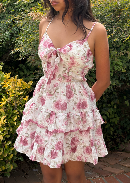 Marybelle Tiered Floral Mini Dress