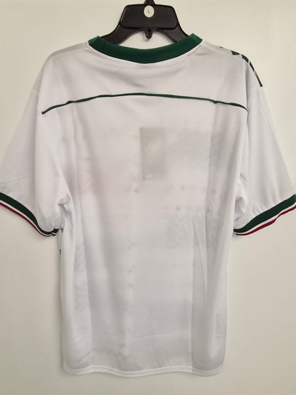 Mexico Soccer Jersey White Graphic Pattern Short Sleeve Shirt