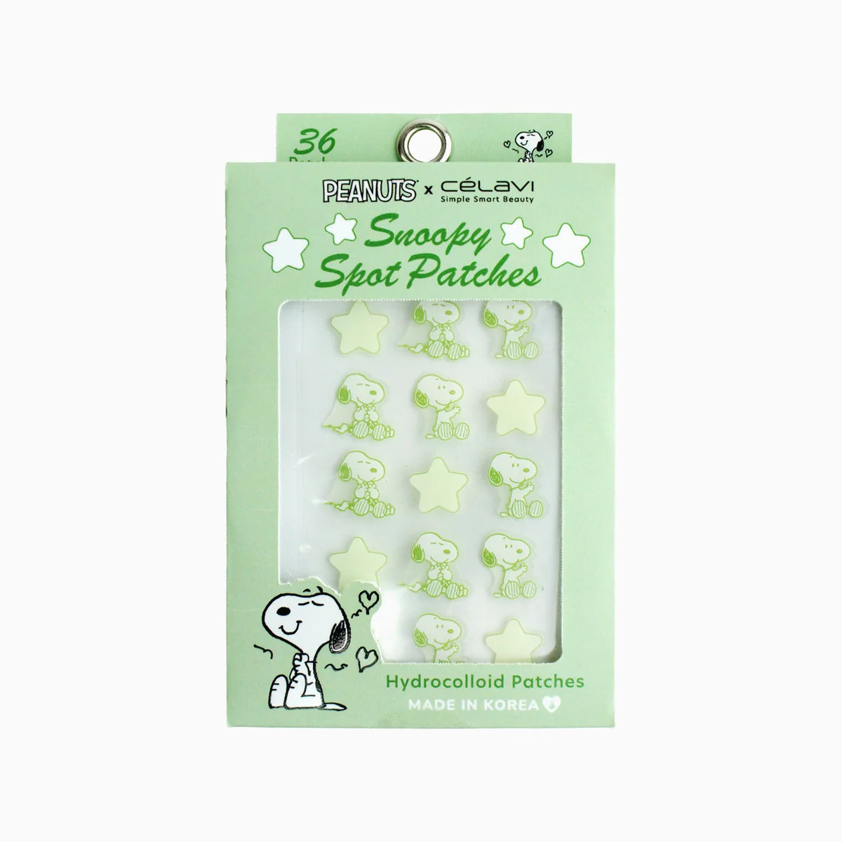Green Snoopy Spot Patches