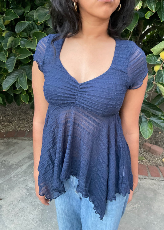 Jess Handkerchief Hem Top