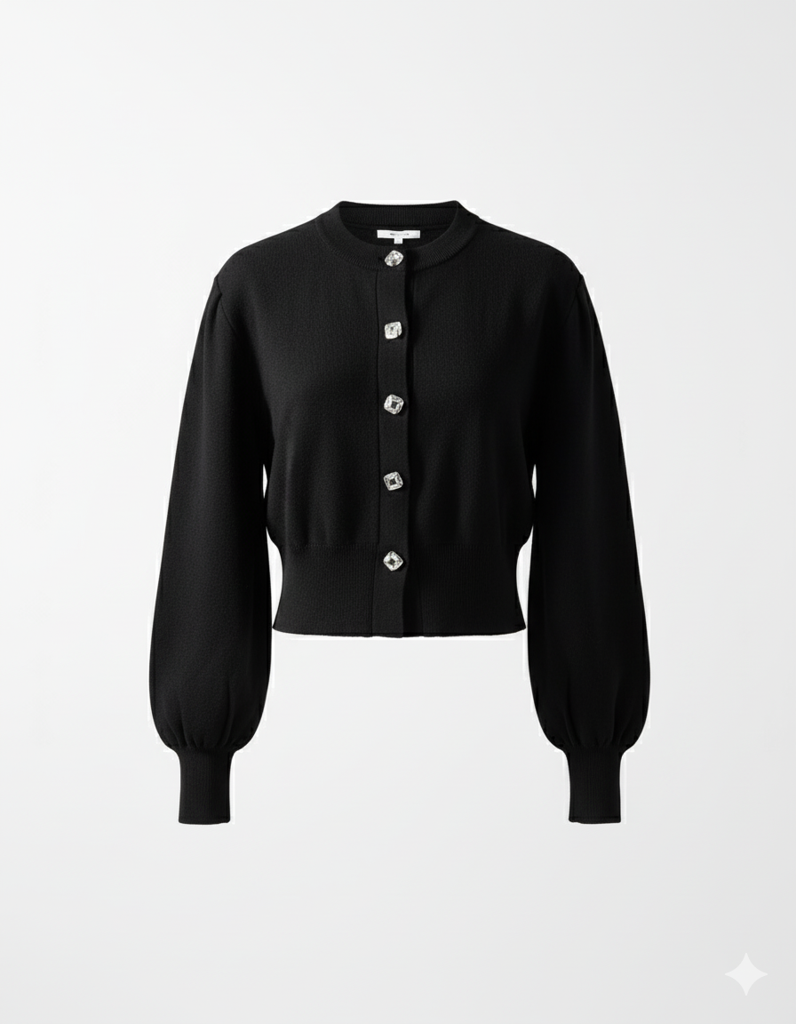 Button Detail Cardigan