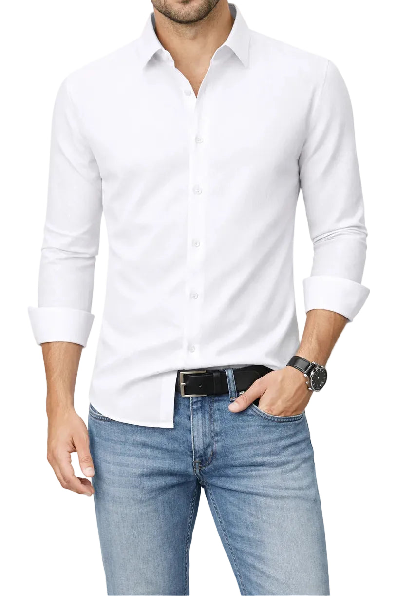 long sleeve dress shirt Long Sleeve Dress Shirt – Be Style