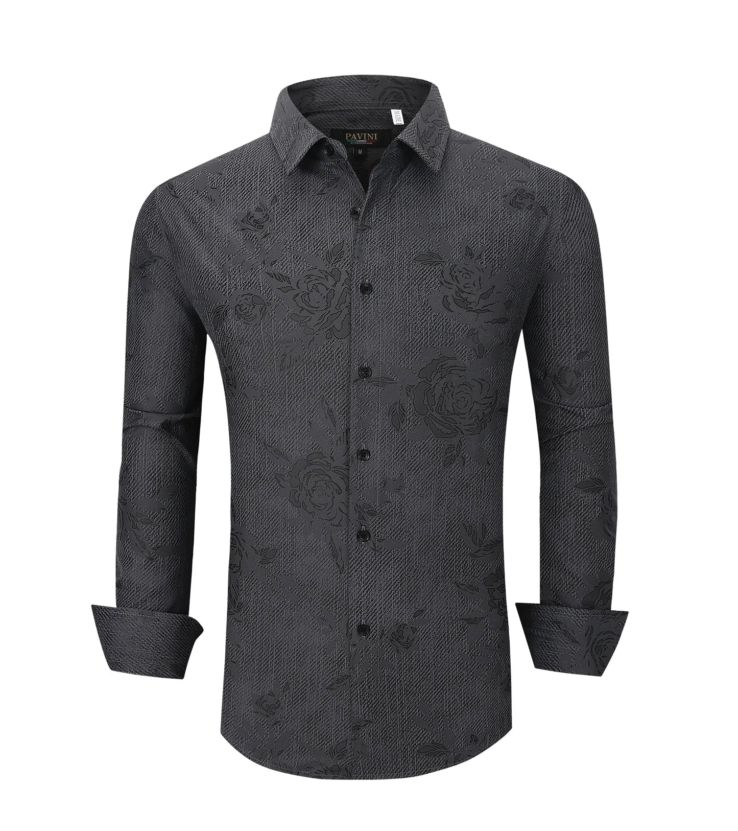 Slate Shadow Tonal Button-Down Shirt