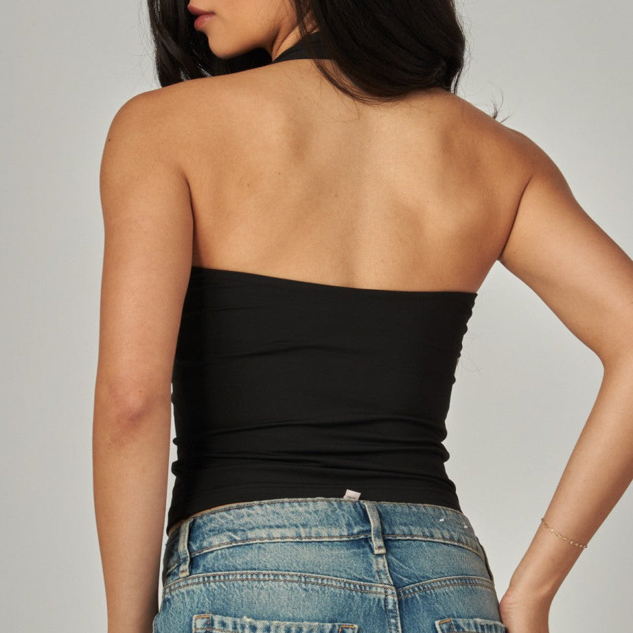 Milly Contour Double Layered Open Back Top