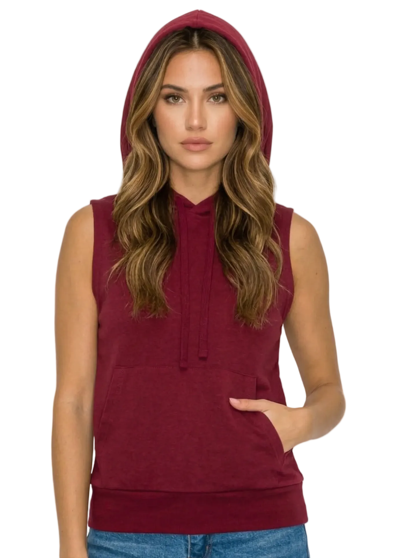 Susanna Sleeveless Hoodie Tank