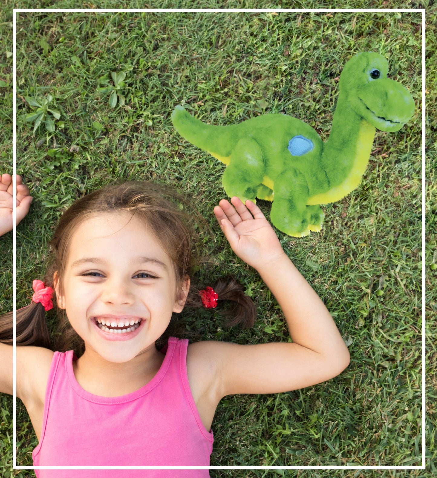Peluche súper suave - Dinosaurio verde